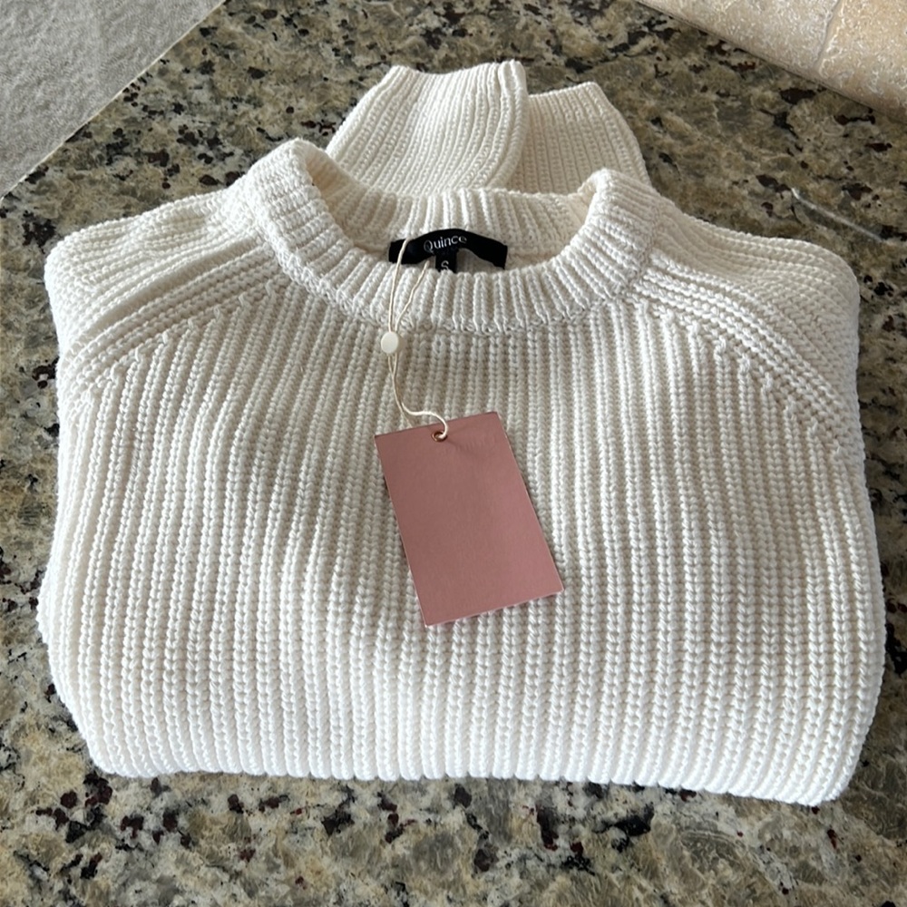 Brand new Quince fishermen sweater.